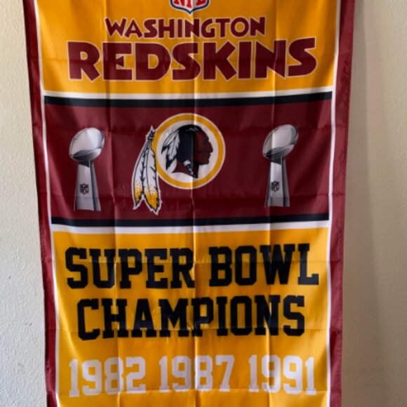 Washington Redskins Super Bowl Champions 3’x5' Banner Flag! BRAND NEW - Picture 1 of 1